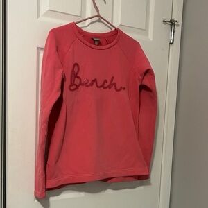 Bench Coral Sweatshirt with Bench logo on front